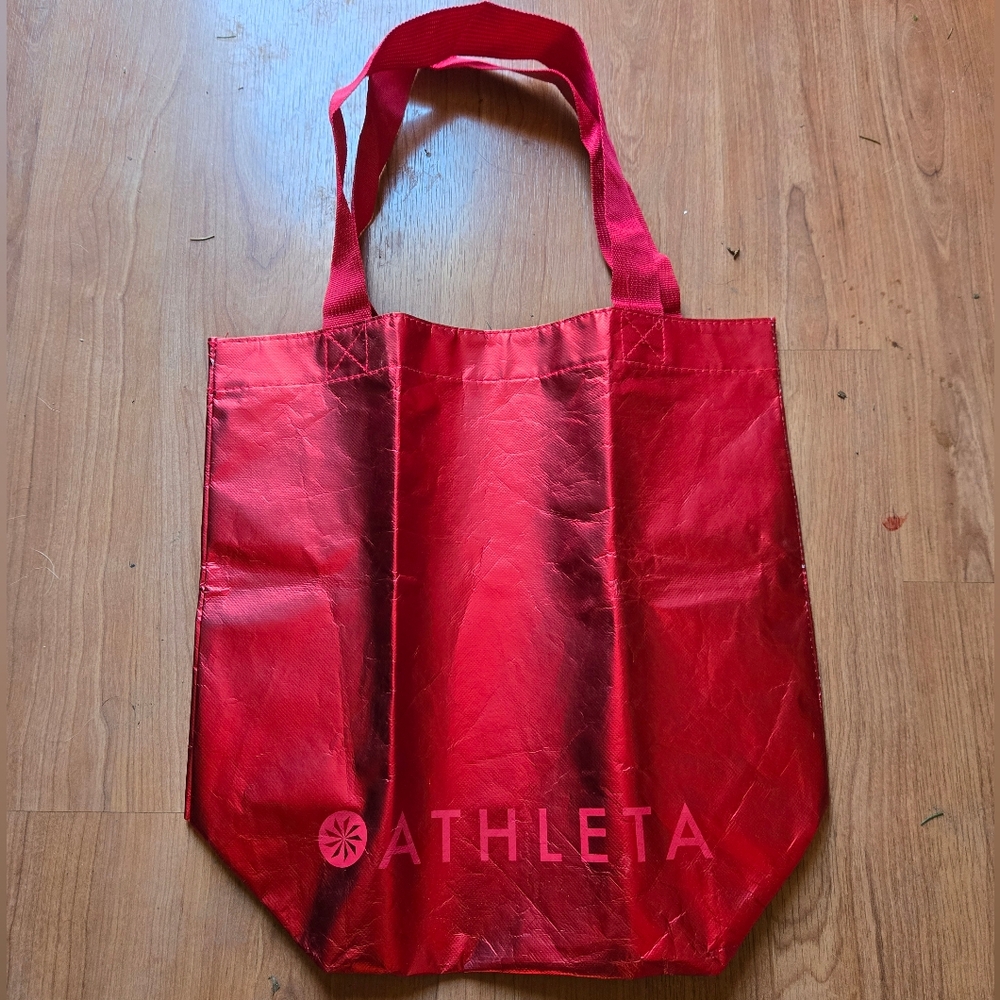 Metallic Red Athleta Tote